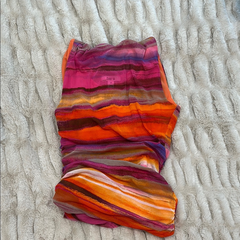 Bar III Multicolor Striped Tank Top